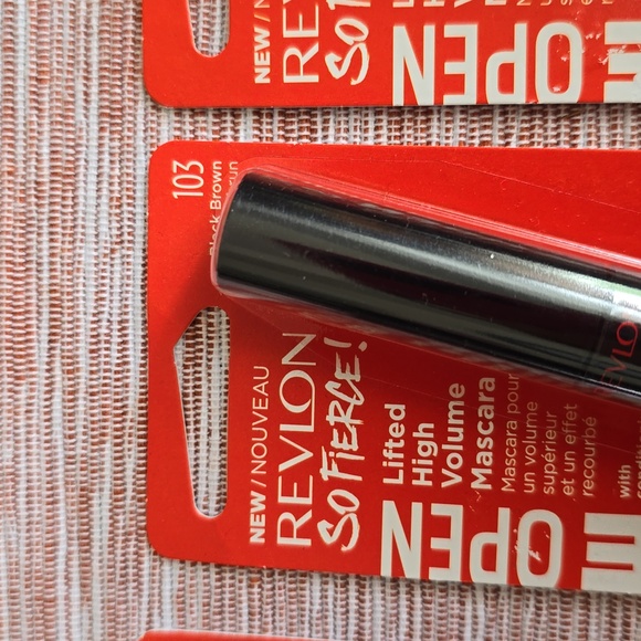 3 REVLON BRAND WOMENS BLACK & BLACK BROWN "SO FIRECE" HIGH VOLUME MASCARA BUNDLE - Picture 3 of 10